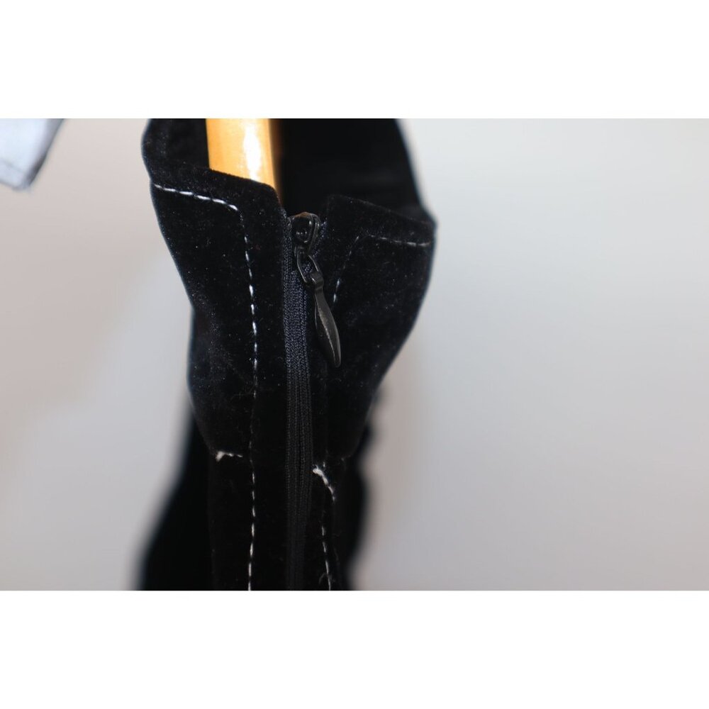 NWT Delusion Anime Black Nier Automata Lolita Dress M Velvet Cosplay Whimsygoth - Picture 14 of 15